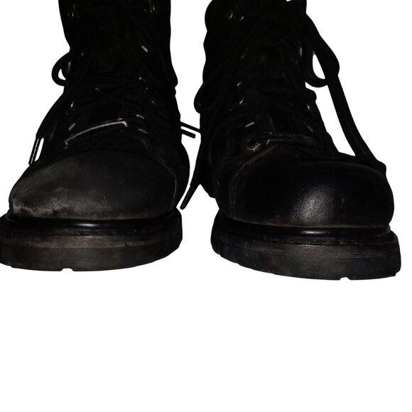 Harley-Davidson Mens Black Leather Ruskin Lace-Up Motorcycle Boots Size 11.5 M - Picture 8 of 15
